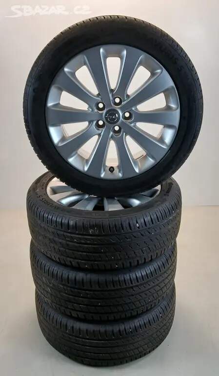 Letní sada kol na OPEL 7Jx17" ET42 pneu BARUM Bravuris 5 R17