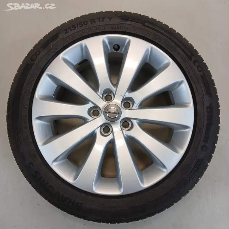 Letní sada kol na OPEL 7Jx17" ET42 pneu BARUM Bravuris 5 R17