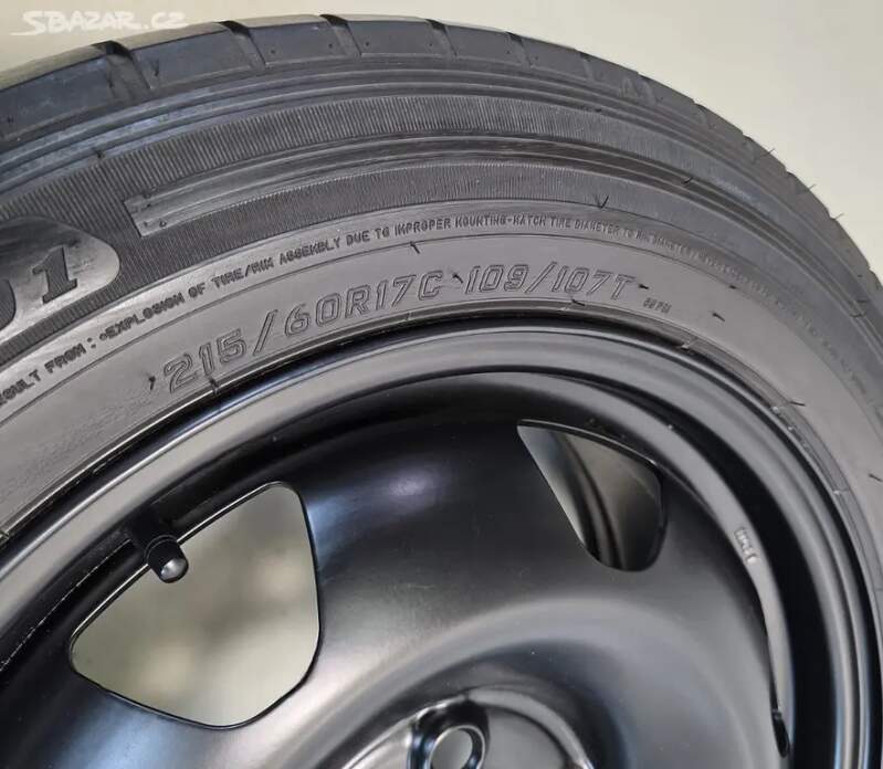 Letní sada kol na VOLKSWAGEN Caravelle 7Jx17" ET55 pneu FALKEN R17C