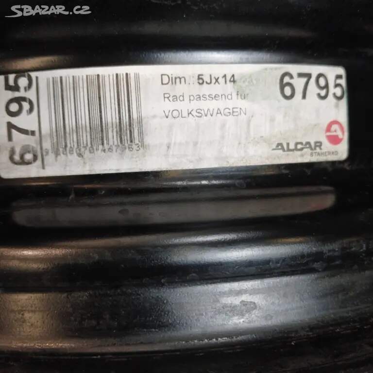 Disky Škoda, Volkswagen 5Jx14" ET35